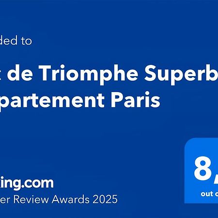 Arc De Triomphe Superbe Appartement Paris Free Netflix المظهر الخارجي الصورة